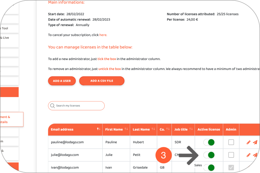 3 - User management