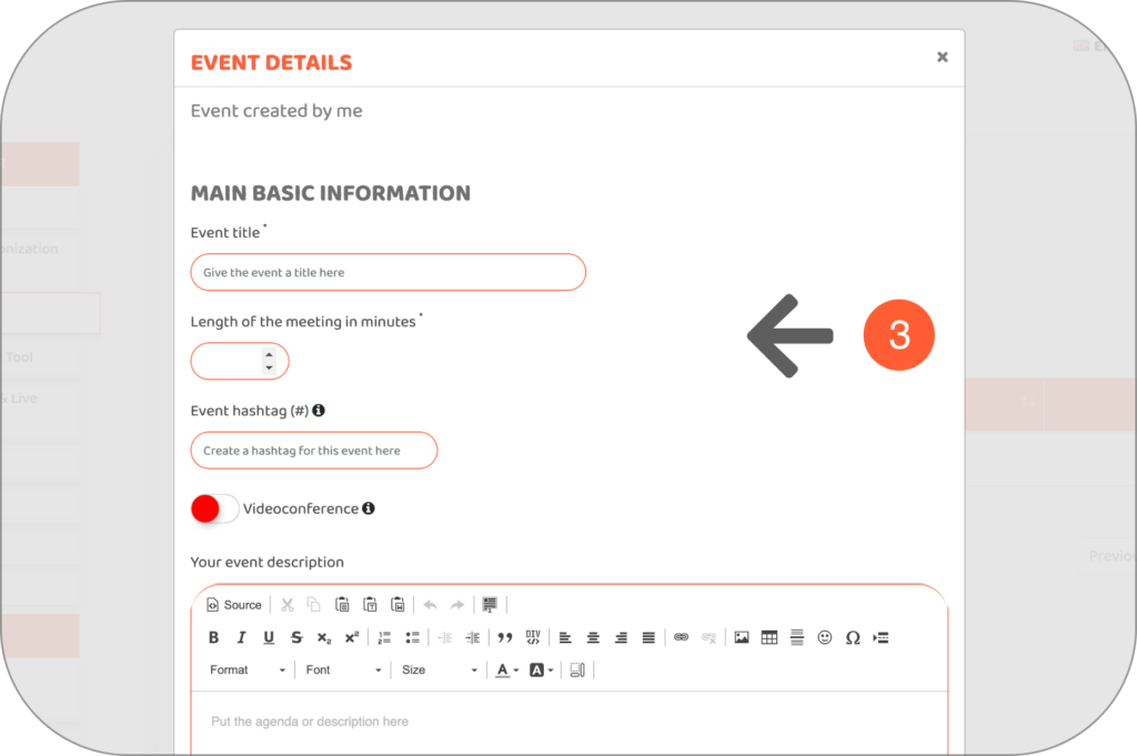 3 - event creating